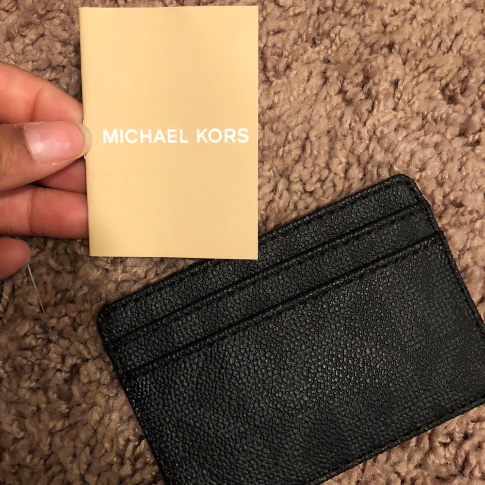Michael Kors Card Wallet Black Design